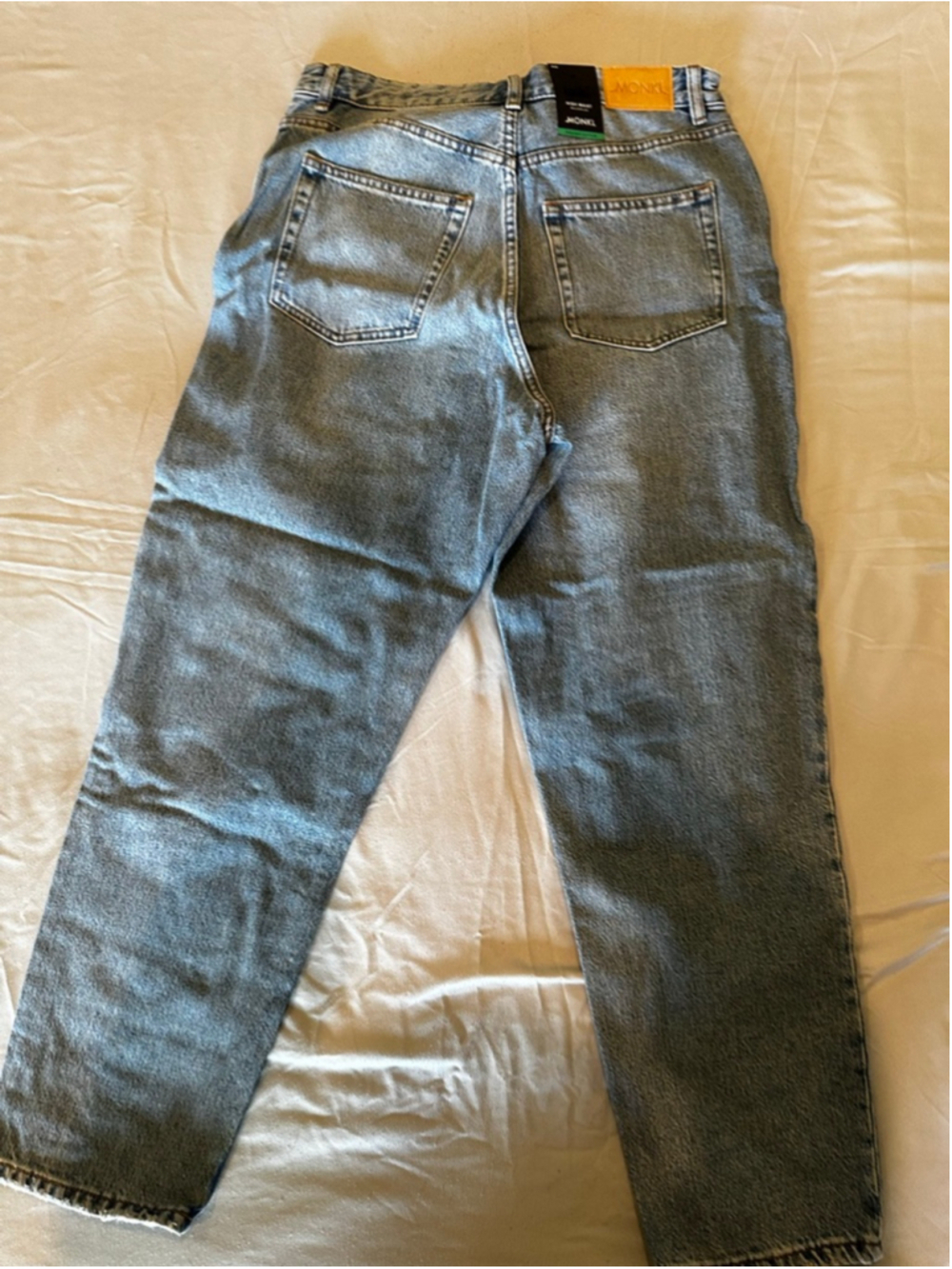Women's Monki Straight Leg Jeans Size 28 Blue